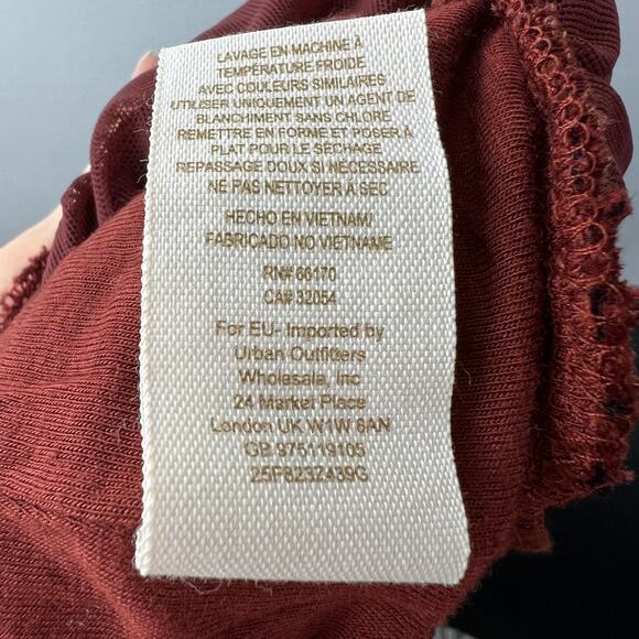 NEW Free People Cozy Day Copper Black Knit Sweater Dress Tunic XS $118 - Picture 9 of 10